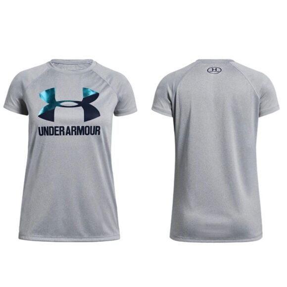Under Armour Big Logo Tee Short Sleeve T-Shirt Med - Picture 1 of 3